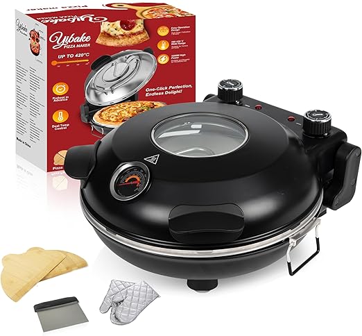 YIBAKE Elektrische Pizzaoven